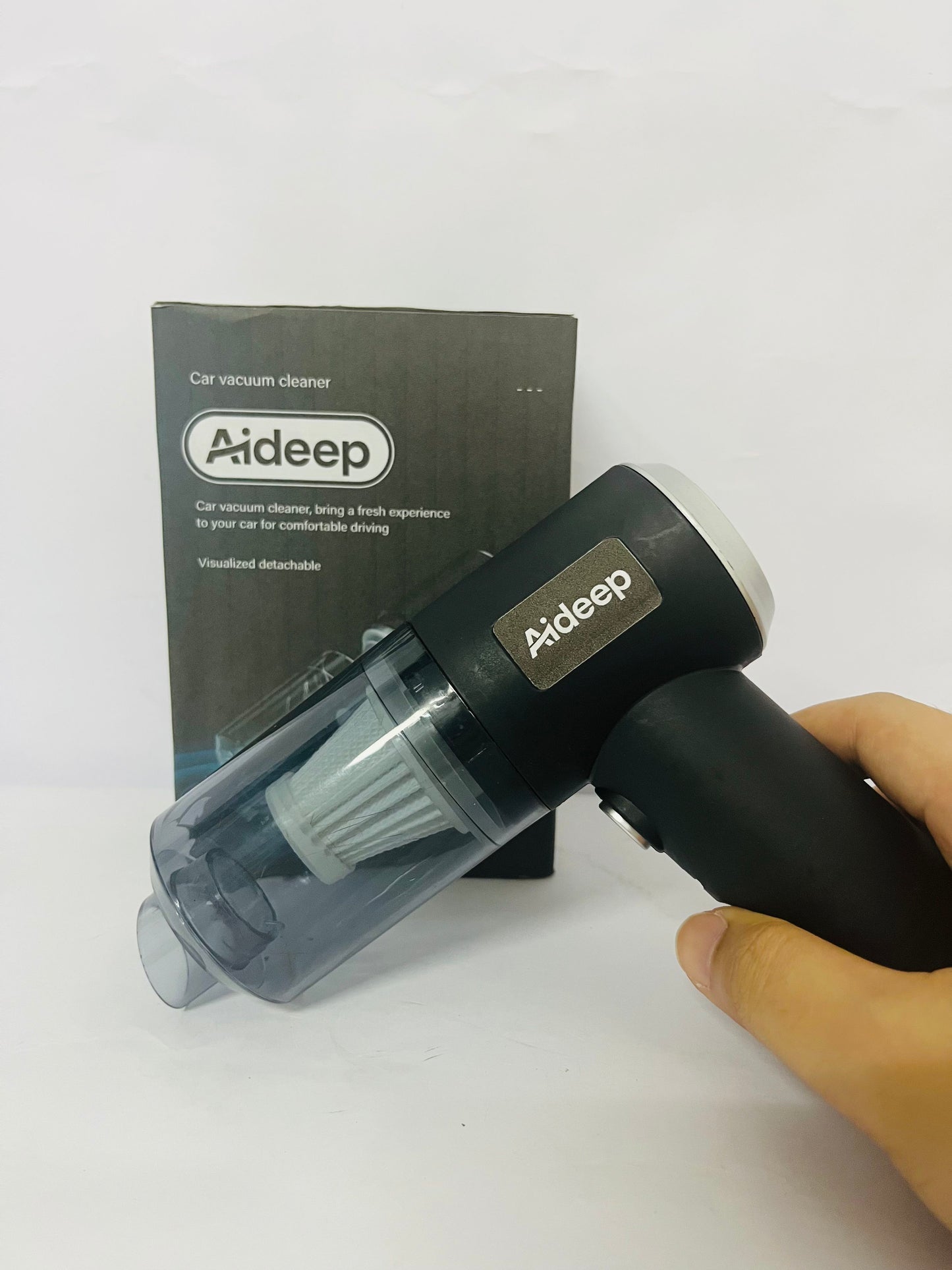 Aideep Mini Dusts Buster Handheld Vacuum Strong Suction Car Vacuum Cleaner Portable USB Rechargeable Vacuum Cleaner Mini Vacuum Electric Duster for Cars Home