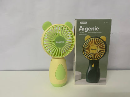 Aigenie Cute Bear Handheld Fan A Portable & Refreshing Summer Essential