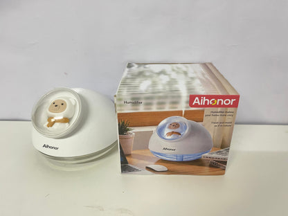 Aihonor Cute Bear Humidifier Silent Hydration Style Fresh Humidification A Lovely Moisturizing Item for Home/Office