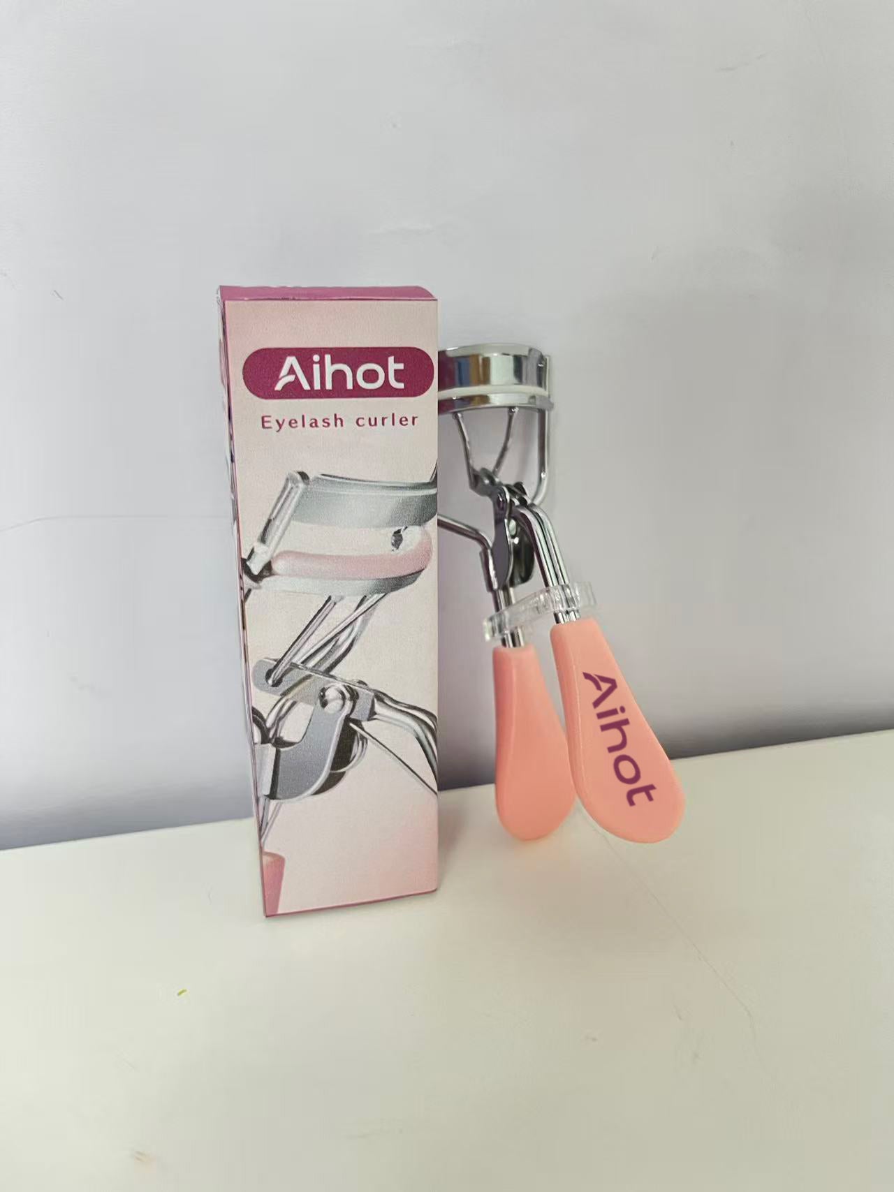 Aihot Eyelash Curler - Pink Handle for Effortless Salon-Level Curls