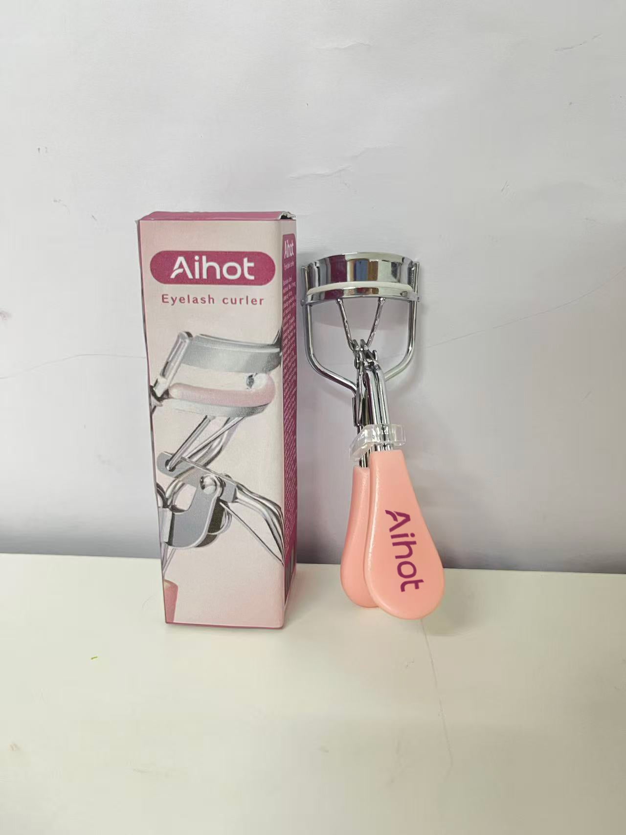 Aihot Eyelash Curler - Pink Handle for Effortless Salon-Level Curls