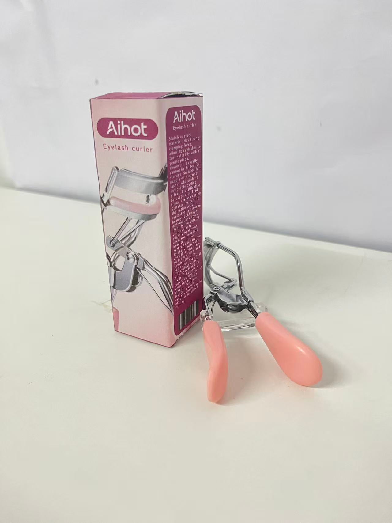 Aihot Eyelash Curler - Pink Handle for Effortless Salon-Level Curls