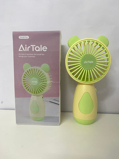 [AirTale Electric fans]——AirTale Cute Bear Handheld Mini Fan - Portable USB Rechargeable Personal Fan