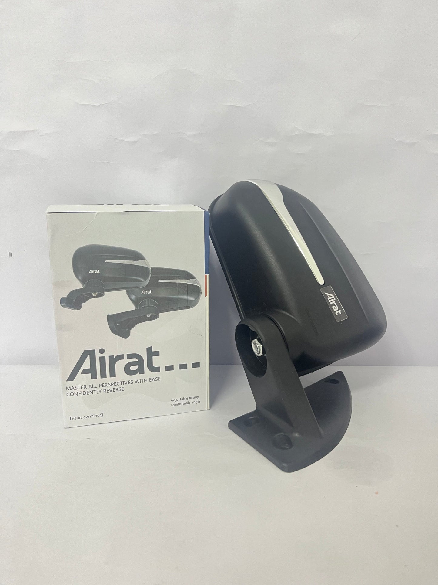 Airat Car Rearview Mirrors, Interior Clip-on Panoramic Trapezoid Rear View Mirror for Car, Wide Viewing Range, Universal Use for Vehicles