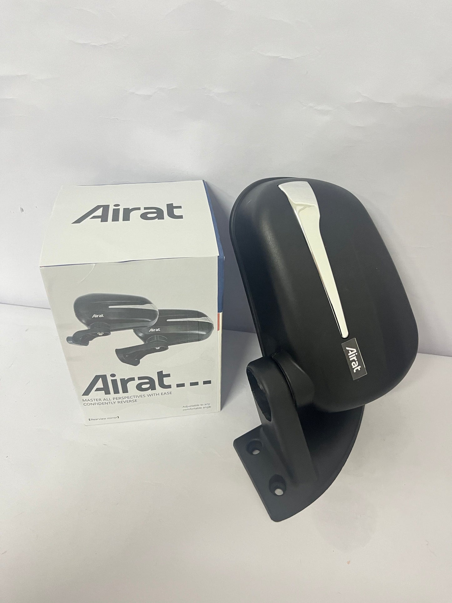 Airat Car Rearview Mirrors, Interior Clip-on Panoramic Trapezoid Rear View Mirror for Car, Wide Viewing Range, Universal Use for Vehicles
