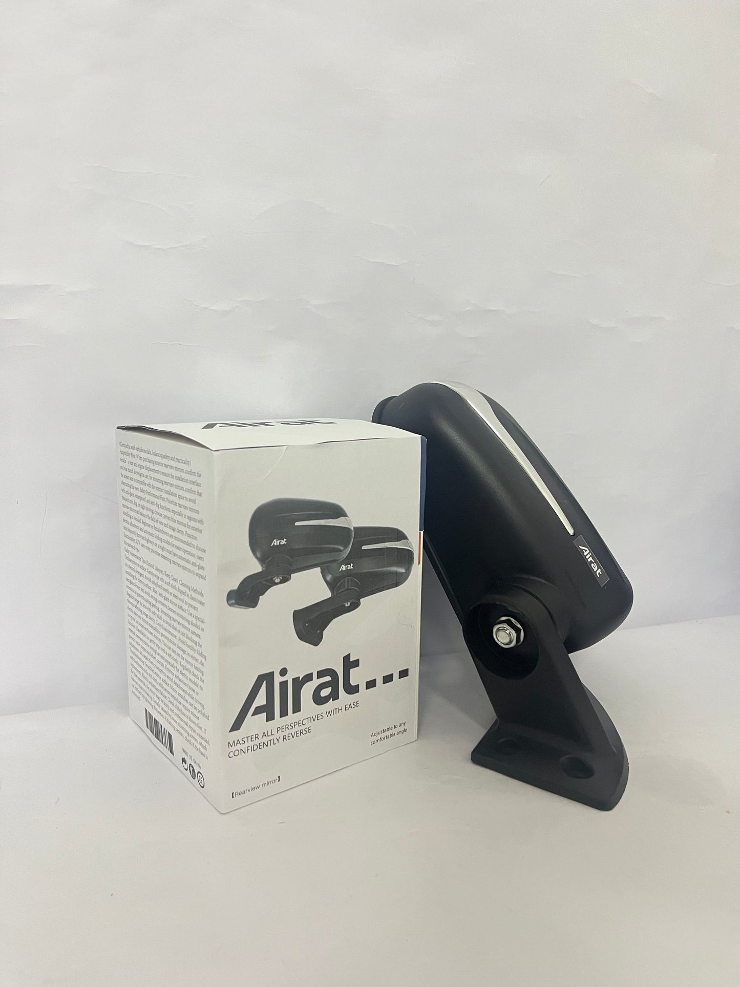 Airat Car Rearview Mirrors, Interior Clip-on Panoramic Trapezoid Rear View Mirror for Car, Wide Viewing Range, Universal Use for Vehicles