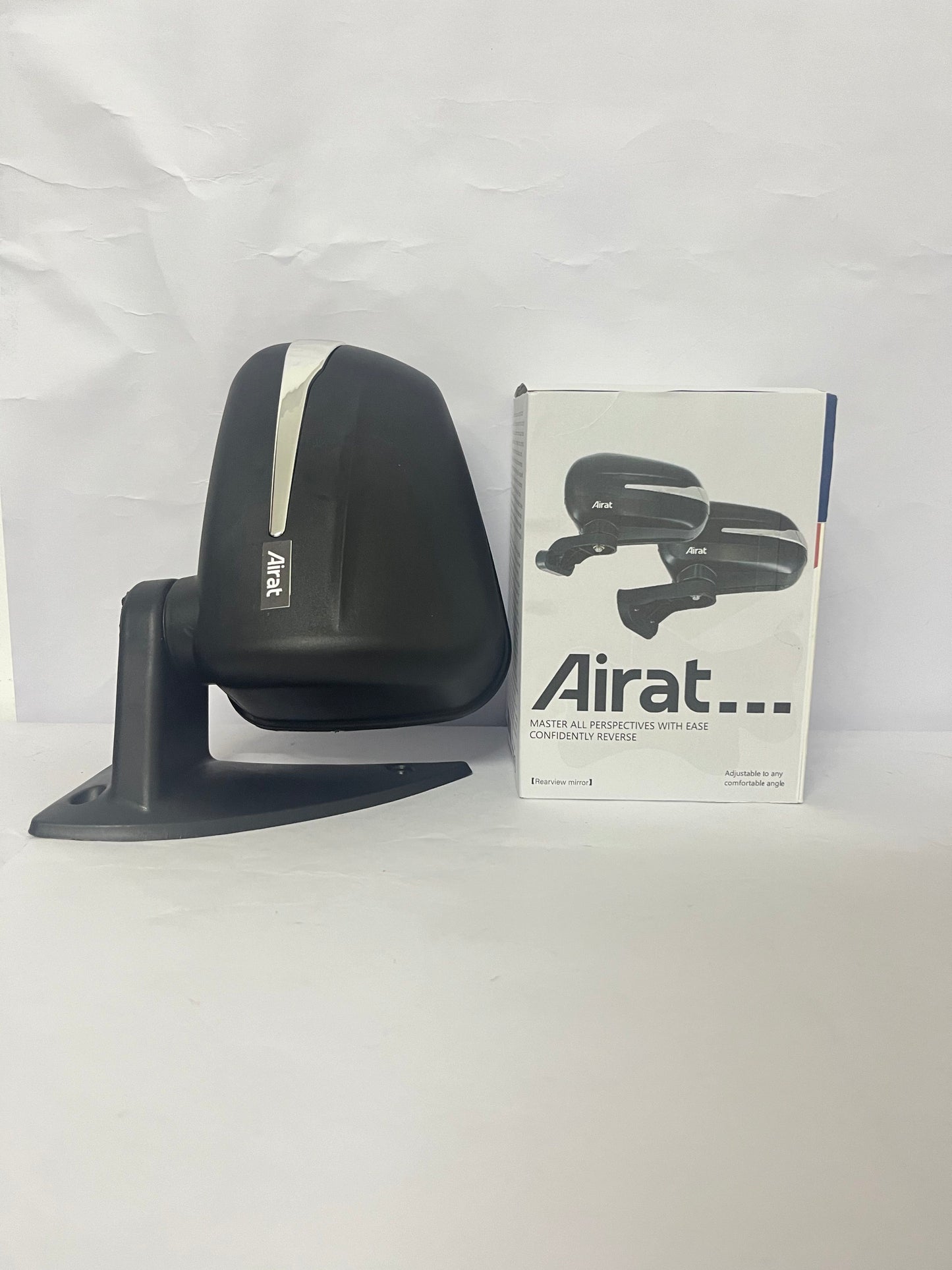 Airat Car Rearview Mirrors, Interior Clip-on Panoramic Trapezoid Rear View Mirror for Car, Wide Viewing Range, Universal Use for Vehicles