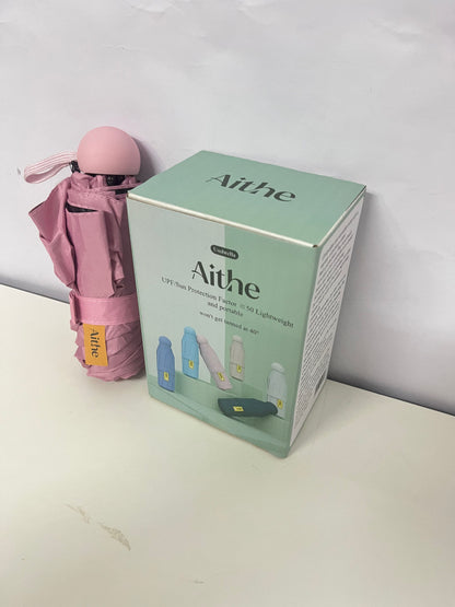 Aithe Pink Mini Umbrella - Compact Portable with UPF 50+ Sun Defense