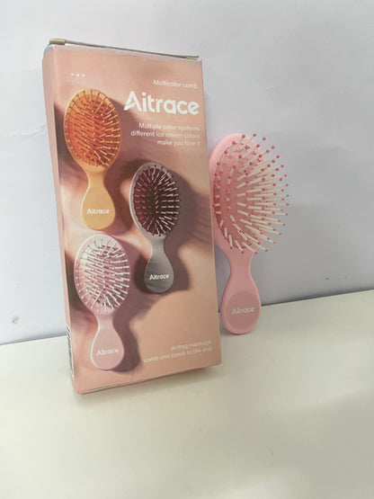 【Aitrace Mini Air Cushion Massage Comb】—— Gentle Detangling & Scalp Care in a Compact Design