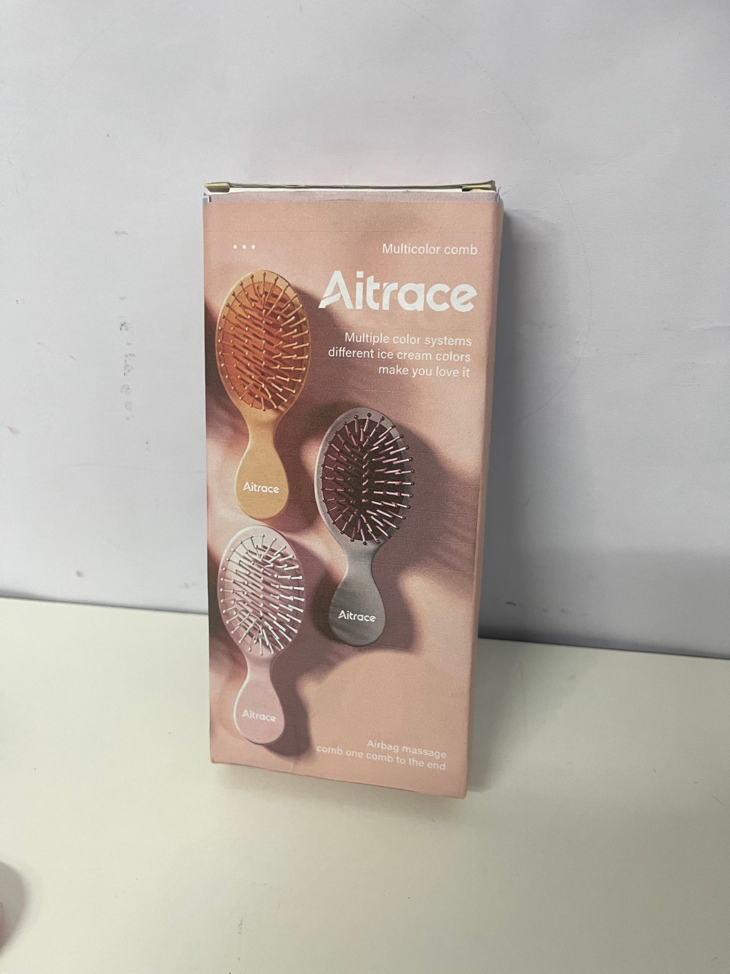 【Aitrace Mini Air Cushion Massage Comb】—— Gentle Detangling & Scalp Care in a Compact Design