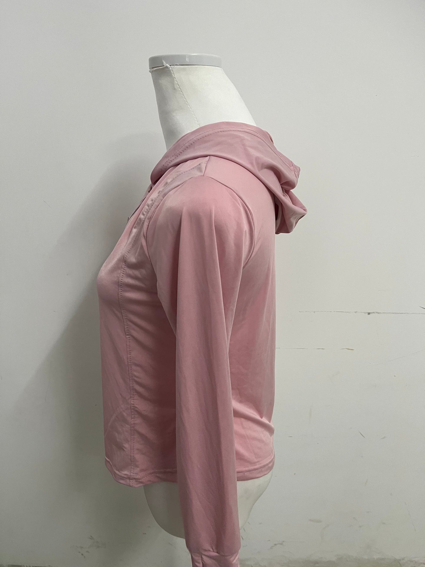 Albart Pink Tracksuit - Hooded Sun Protection with Zip-Up Design