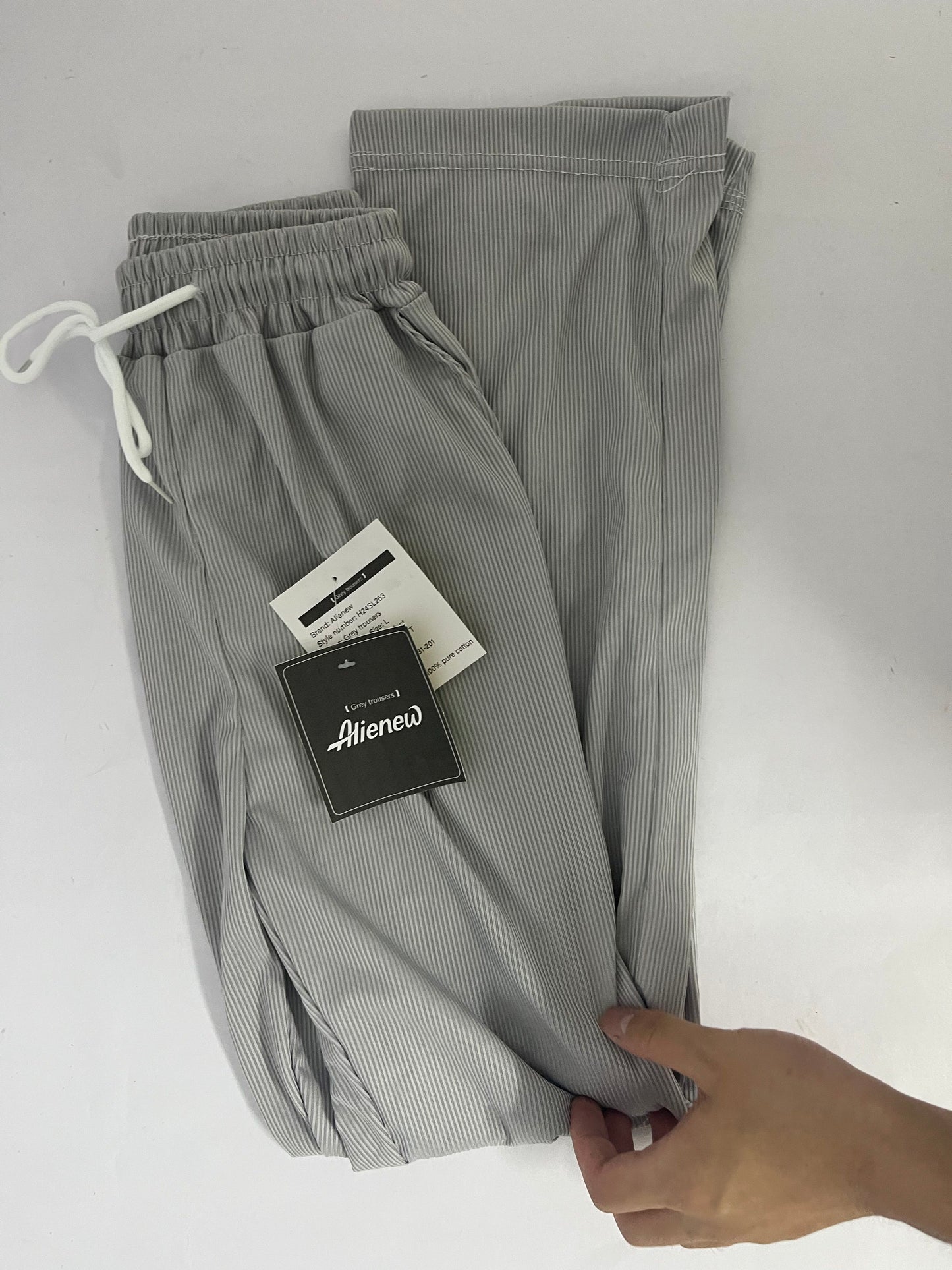Alienew 90 Degree By Reflex Lightweight Jogger Full Length Side Pocket Slim Fit Pant with Drawstring