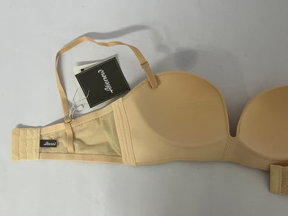 Alienew Women's Push Up Bra Deep V Plunge Underwire T-Shirt Bra Multiway 2 Cups Up