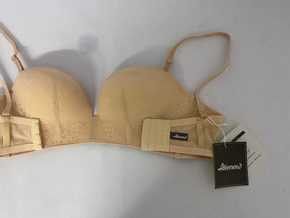 Alienew Women's Push Up Bra Deep V Plunge Underwire T-Shirt Bra Multiway 2 Cups Up