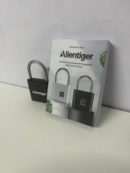 【Alientiger Electric locks】——Alientiger Fingerprint Padlock - One-Touch Unlock, IP65 Waterproof, Rustproof Smart Lock for Indoor & Outdoor Use