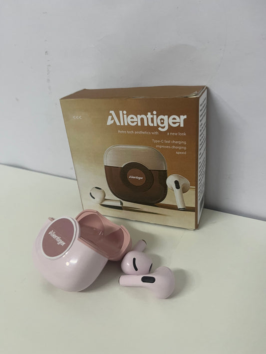【Alientiger Ear phones】——Vintage-Inspired Wireless Earbuds by Alientiger - Type-C Fast Charging, IPX4 Sweatproof, Bluetooth 5.3 for iPhone & Android