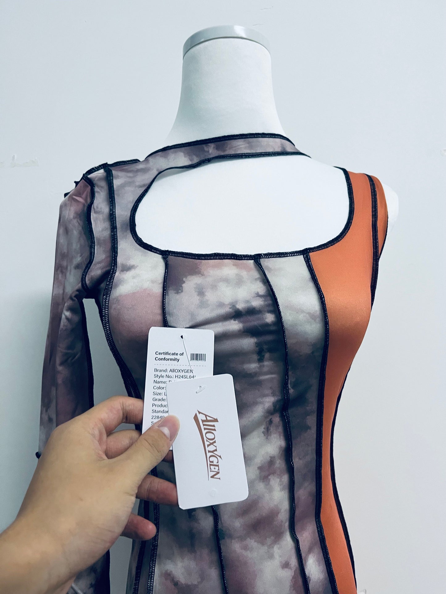 AllOXYGEN Orange Dress for Women, Womens  Fall Dress