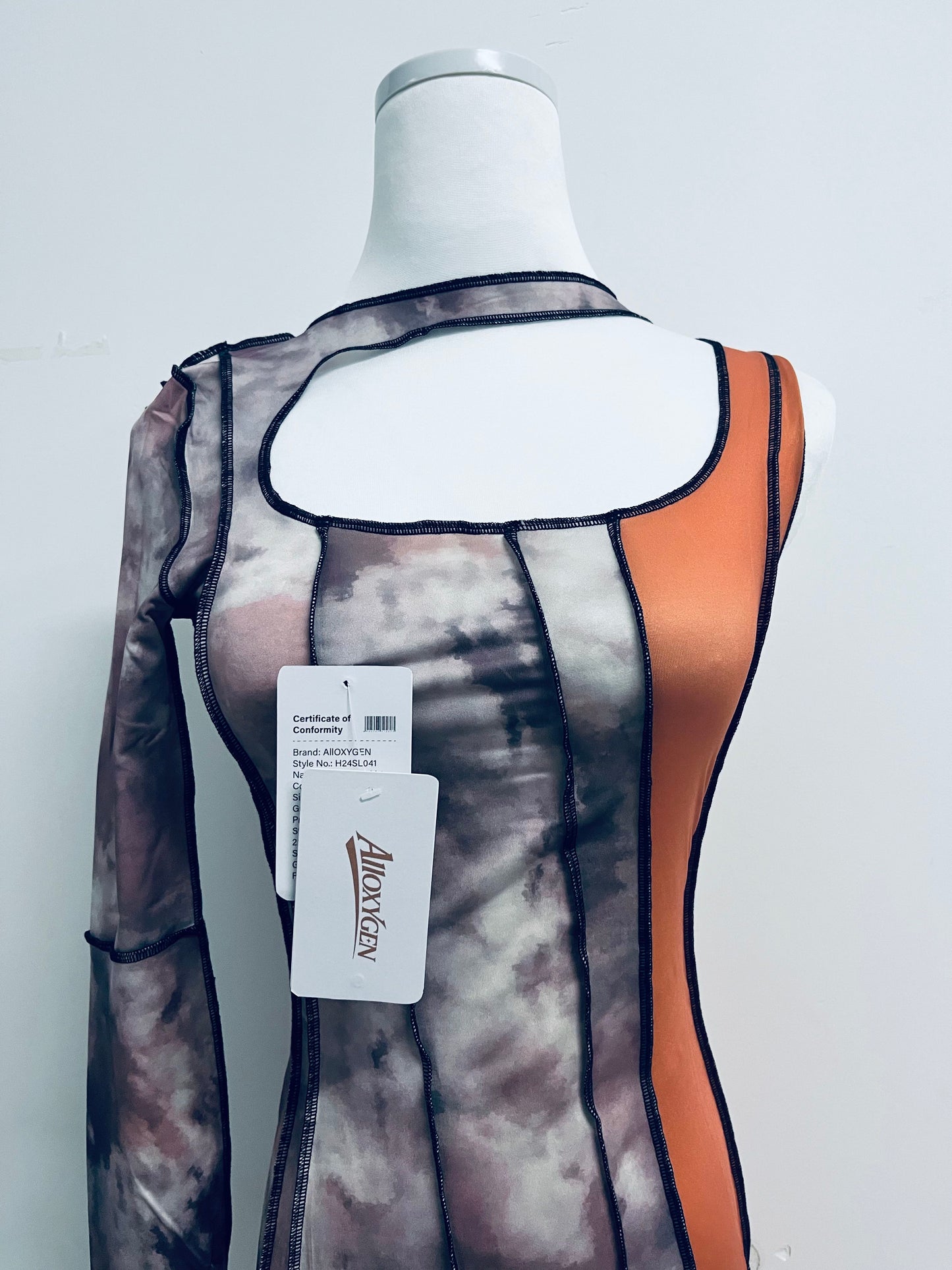 AllOXYGEN Orange Dress for Women, Womens  Fall Dress