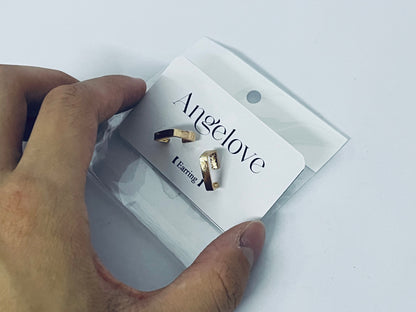 Angelove Irregular Geometric Stud Earrings Women Vintage Ear Jewelry Wedding Party Fine Gifts Fashion Accessories Creative Gift