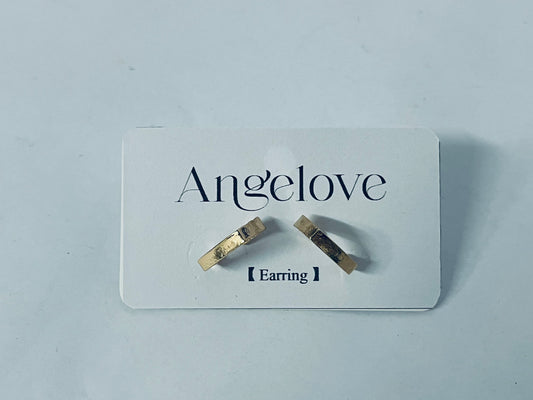 Angelove Irregular Geometric Stud Earrings Women Vintage Ear Jewelry Wedding Party Fine Gifts Fashion Accessories Creative Gift