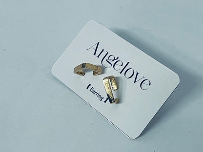 Angelove Irregular Geometric Stud Earrings Women Vintage Ear Jewelry Wedding Party Fine Gifts Fashion Accessories Creative Gift