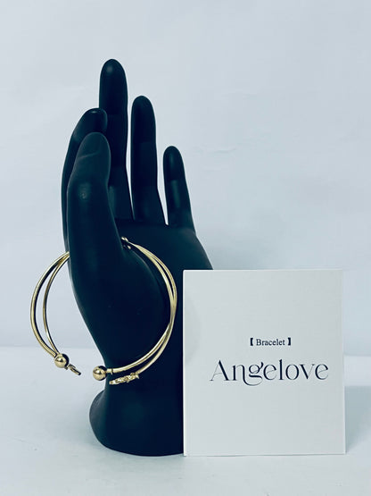 Angelove Simple Lines Cross Opening Bracelet Waterproof Fashion Jewelry Attractive Women Accessories Decoration Luxury Trendy Best For Gift