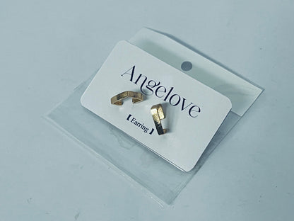 Angelove Irregular Geometric Stud Earrings Women Vintage Ear Jewelry Wedding Party Fine Gifts Fashion Accessories Creative Gift