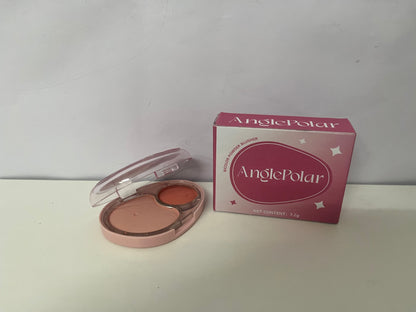 [AnglePolar Blusher]——AnglePolar Bicolor Matte Blush | One Palette for Effortless Glow