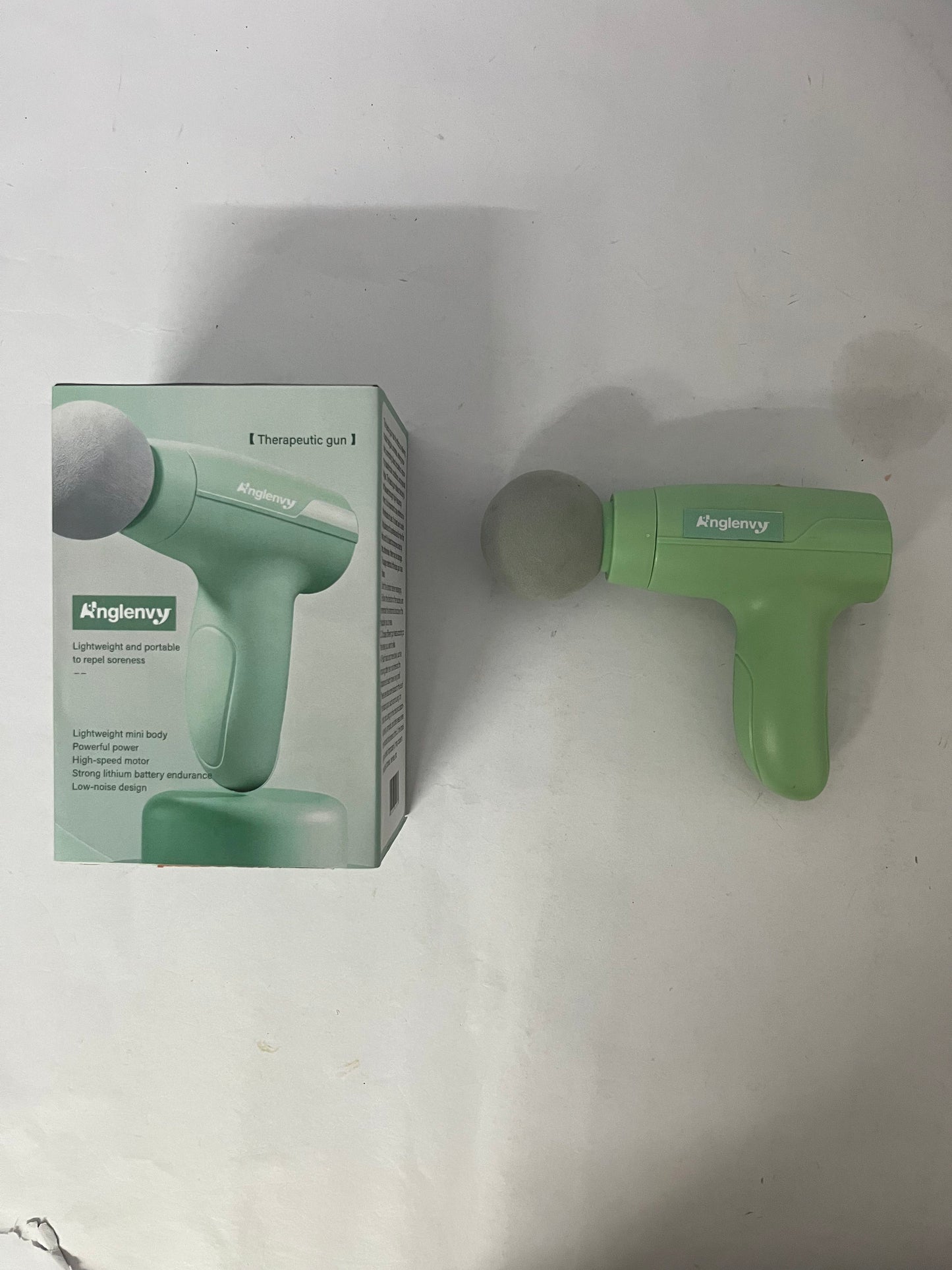 Anglenvy Mini Massage Gun, Portable Muscle Massager for Muscle Relief, Low Noise, Perfect for Post-Workout Recovery, Home & Office Use