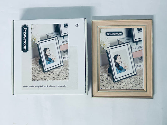 Answeroom Picture Frames Vintage Antique Photo Frame color of the wood for Tabletop Single Display Wall Hanging Tabletop Distressed Wedding Birthday Gifts