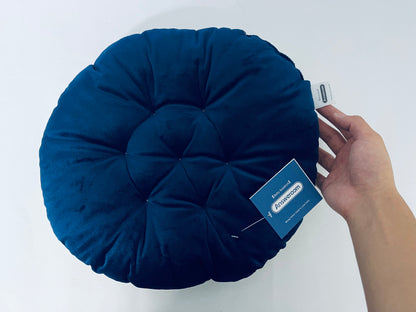 Answeroom Floor Cushion Pillow, Round Large Pillows Seating for Adults, Tufted Corduroy Floor Cushions for Living Room Tatami,Blue