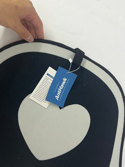 AntHawk Car Seat Pad, Heart-Shaped Anti-Slip & Stain-Resistant Seat Protector, Easy to Clean & Store, Stylish Interior Accessory for All Car Models