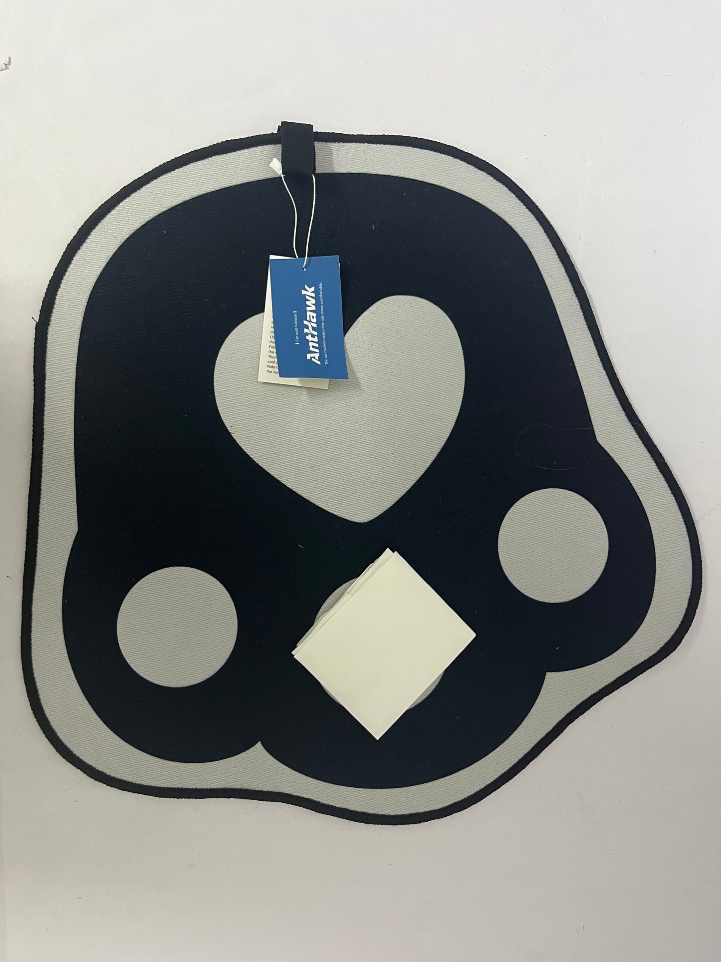AntHawk Car Seat Pad, Heart-Shaped Anti-Slip & Stain-Resistant Seat Protector, Easy to Clean & Store, Stylish Interior Accessory for All Car Models