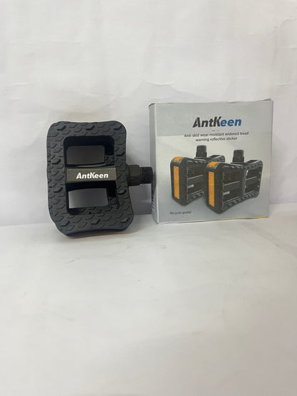 AntKeen Bike Pedals 9/16" Lightweight Non-Slip Bicycle Platform Pedals - Fits Most Adult Bikes & Mountain Bikes &MTB, Durable and Slip-Resistant Design