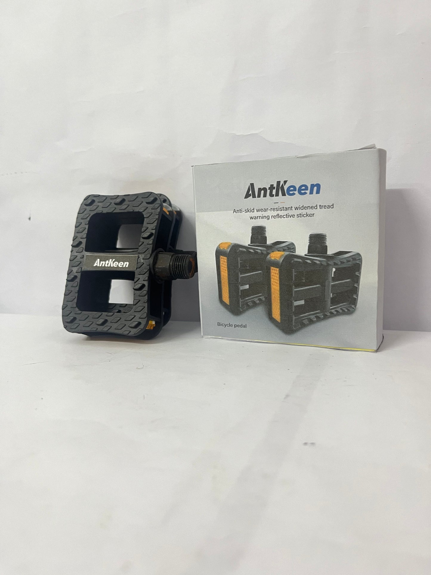 AntKeen Bike Pedals 9/16" Lightweight Non-Slip Bicycle Platform Pedals - Fits Most Adult Bikes & Mountain Bikes &MTB, Durable and Slip-Resistant Design