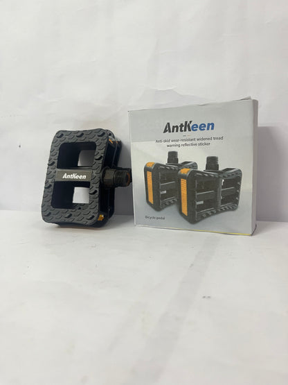AntKeen Bike Pedals 9/16" Lightweight Non-Slip Bicycle Platform Pedals - Fits Most Adult Bikes & Mountain Bikes &MTB, Durable and Slip-Resistant Design