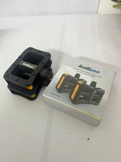 AntKeen Bike Pedals 9/16" Lightweight Non-Slip Bicycle Platform Pedals - Fits Most Adult Bikes & Mountain Bikes &MTB, Durable and Slip-Resistant Design