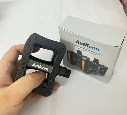 AntKeen Bike Pedals 9/16" Lightweight Non-Slip Bicycle Platform Pedals - Fits Most Adult Bikes & Mountain Bikes &MTB, Durable and Slip-Resistant Design