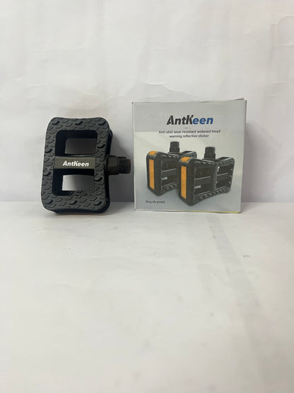AntKeen Bike Pedals 9/16" Lightweight Non-Slip Bicycle Platform Pedals - Fits Most Adult Bikes & Mountain Bikes &MTB, Durable and Slip-Resistant Design