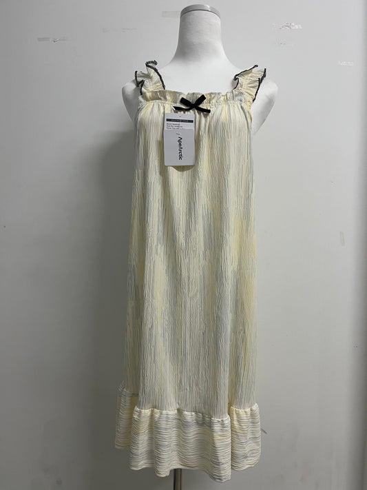 ApeArctic Women's Summer Padded Camisole Nightgown – Simple Strappy Sleeveless Dress, Soft and Comfortable Sleepwear