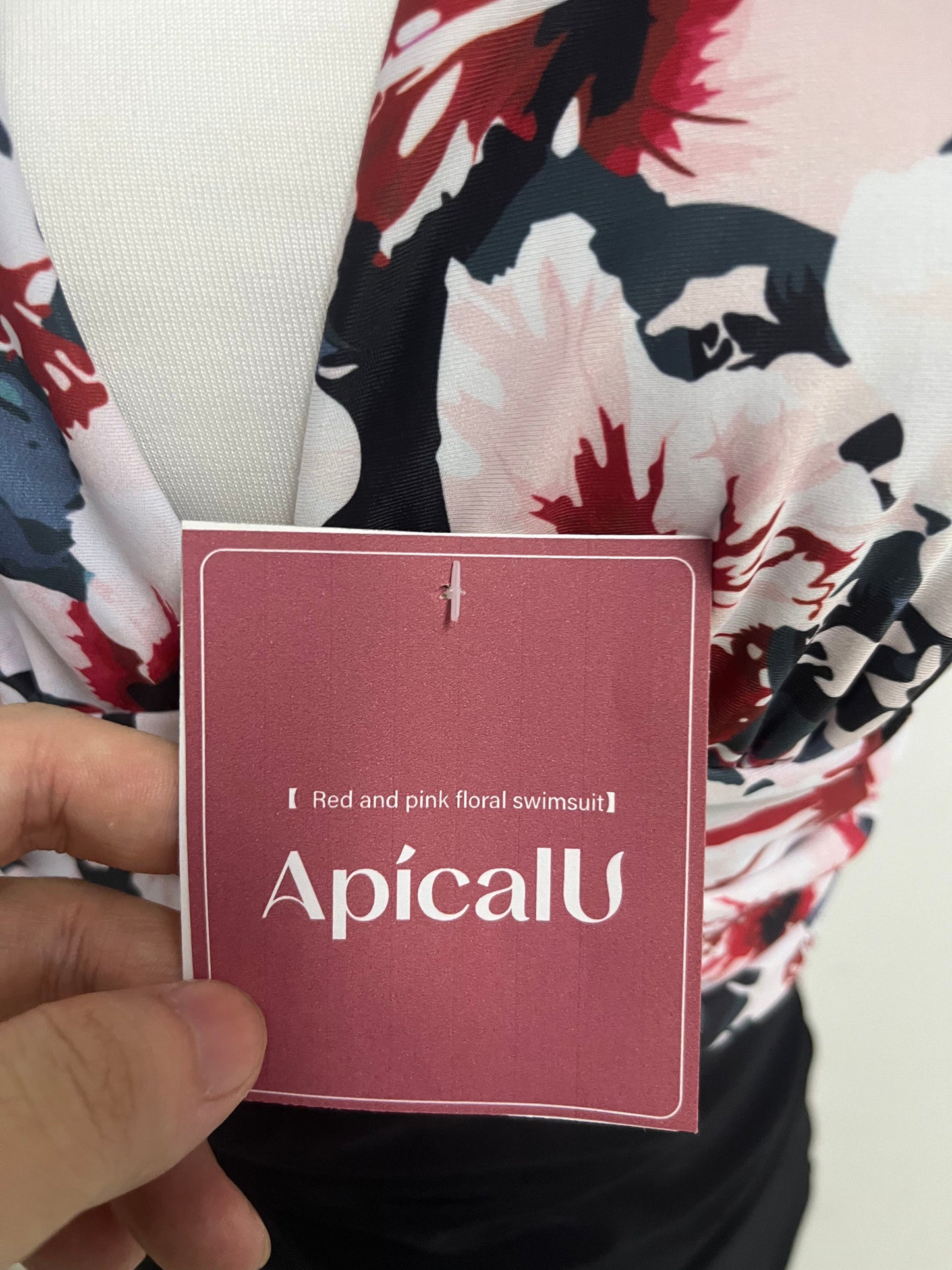 ApicalU Floral Swim suits- Halter Neck One-Piece with Retro Vibes