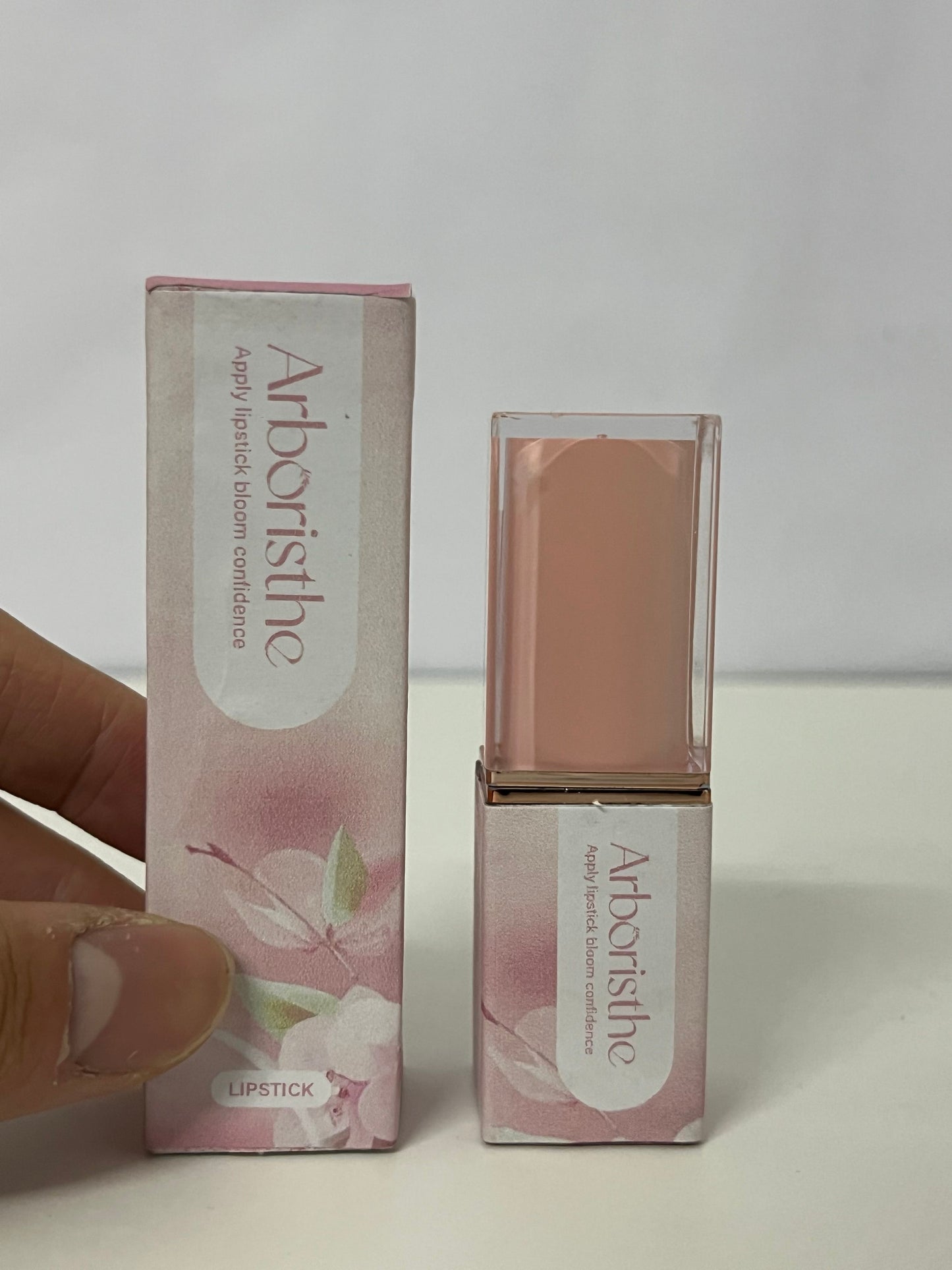 [Arboristhe Lipsticks]-Soft Pink Square Tube Lipstick - Daily Commute No-Makeup Lipstick
