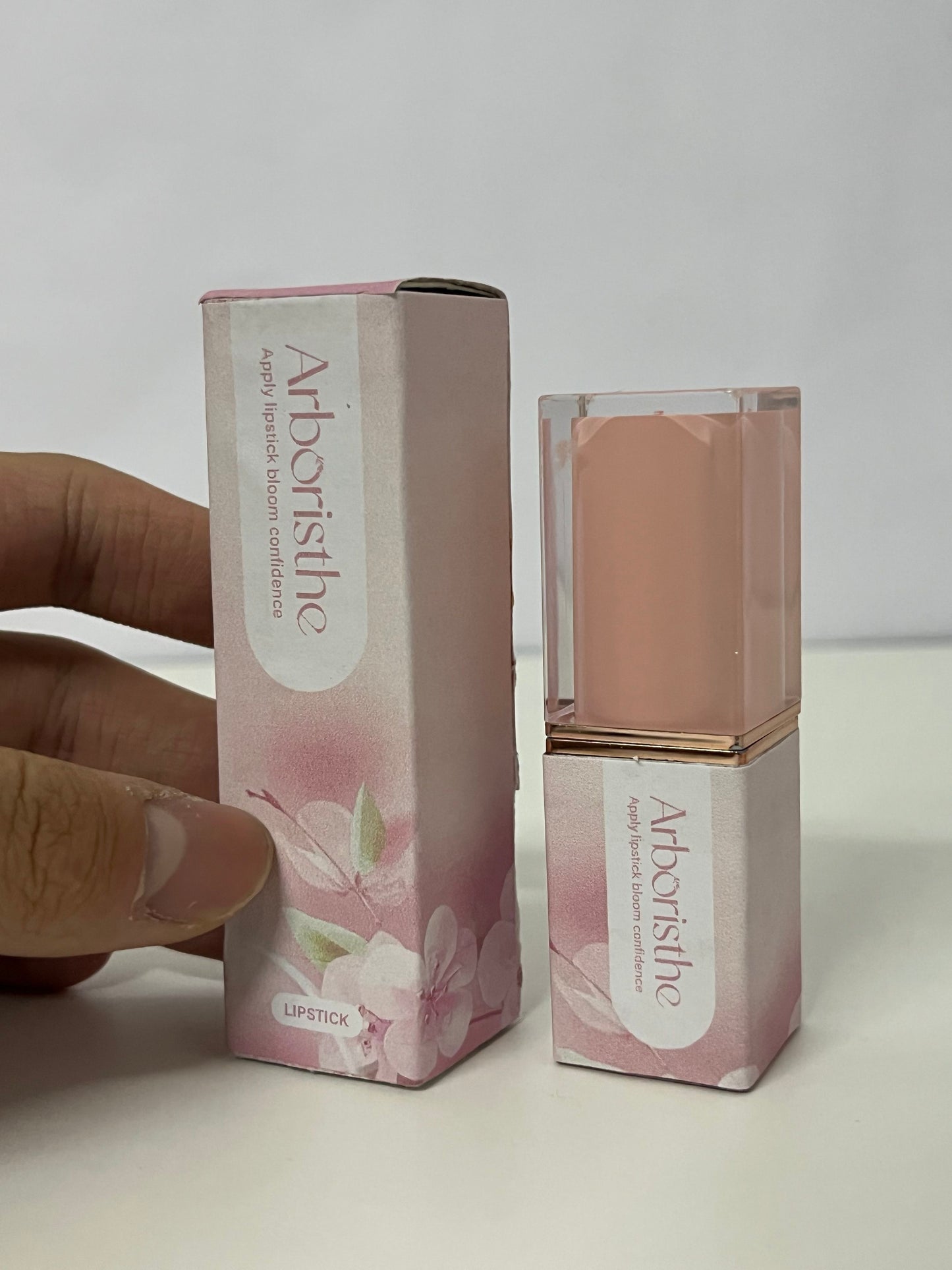 [Arboristhe Lipsticks]-Soft Pink Square Tube Lipstick - Daily Commute No-Makeup Lipstick