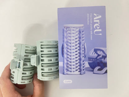 AreU Non-electric hair rollers Self-Adhesive Hair Rollers Fine Tooth Profile Long-Lasting Curl An Efficient Styling Tool for Home Hairdressing