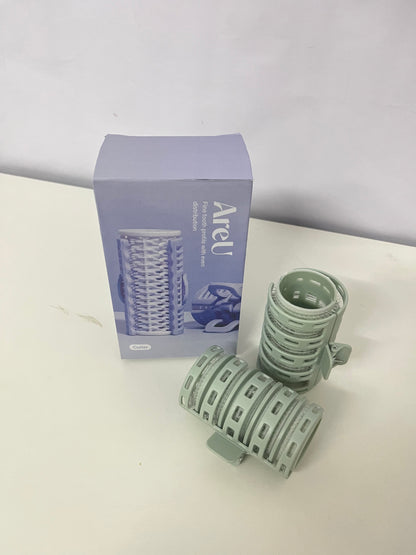 AreU Non-electric hair rollers Self-Adhesive Hair Rollers Fine Tooth Profile Long-Lasting Curl An Efficient Styling Tool for Home Hairdressing