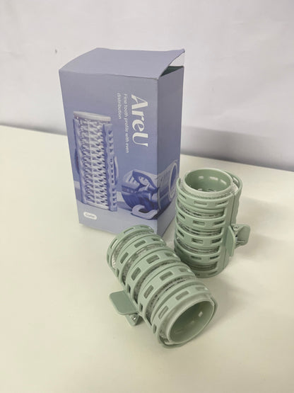 AreU Non-electric hair rollers Self-Adhesive Hair Rollers Fine Tooth Profile Long-Lasting Curl An Efficient Styling Tool for Home Hairdressing