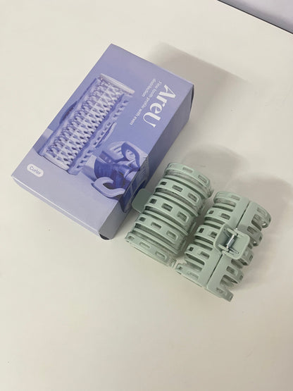 AreU Non-electric hair rollers Self-Adhesive Hair Rollers Fine Tooth Profile Long-Lasting Curl An Efficient Styling Tool for Home Hairdressing