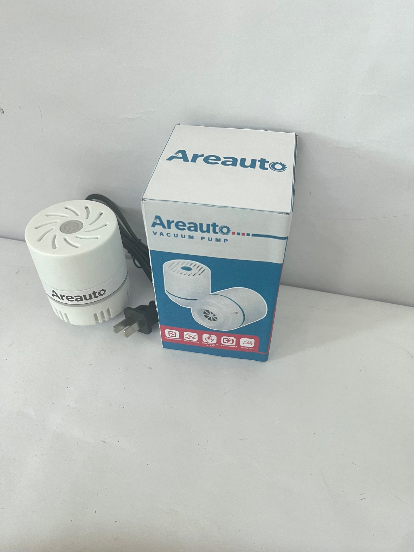 Areauto Electric Pump for Vacuum Bags, Compression Bag Pump for Vacuuming Clothing, Quilts, Portable Storage Bag Pump