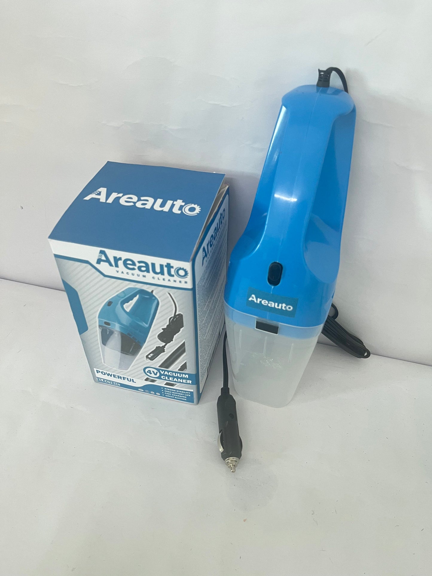 Areauto Compact Hand Vacuum with Crevice Attachment and Reusable Washable Filter for Swift Cleaning