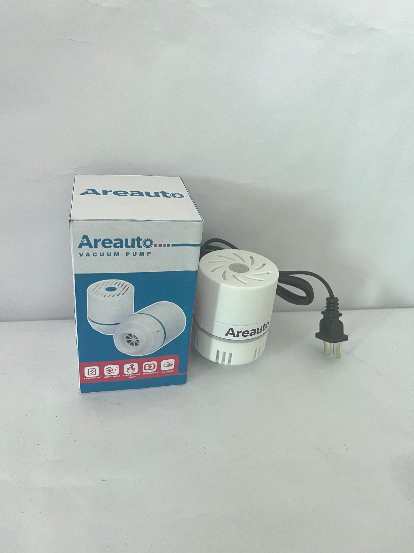 Areauto Electric Pump for Vacuum Bags, Compression Bag Pump for Vacuuming Clothing, Quilts, Portable Storage Bag Pump